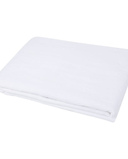 White Linen King Flat Sheet