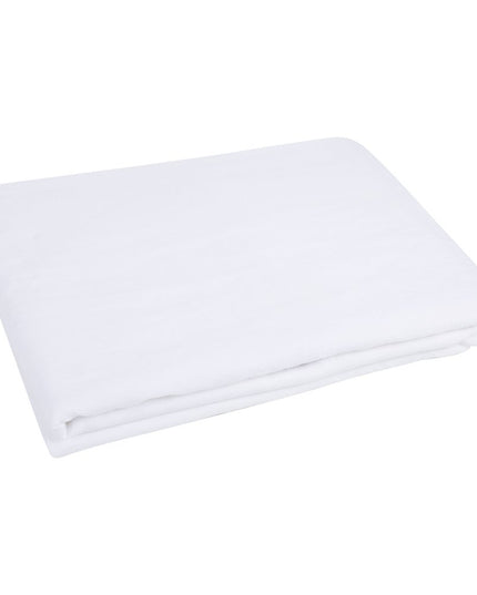 White Linen King Flat Sheet