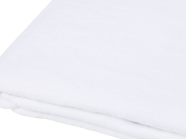 White Linen King Flat Sheet