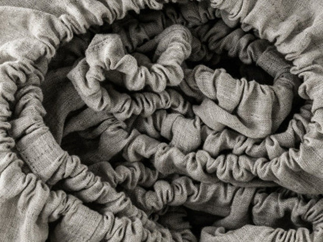 Ivory Linen Queen Fitted sheet