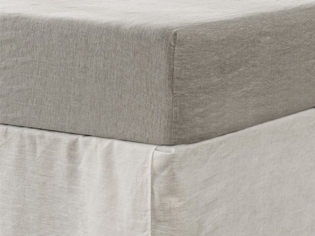 Ivory Linen California King Fitted sheet