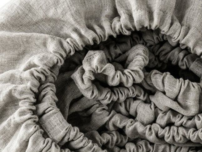 Ivory Linen California King Fitted sheet