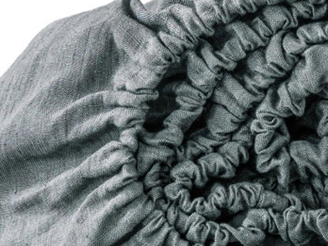 Light Pink Linen Twin Fitted Sheet