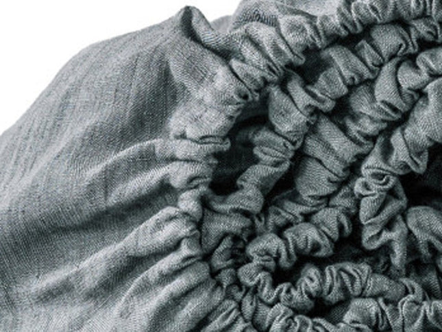 Light Pink Linen Twin Fitted Sheet