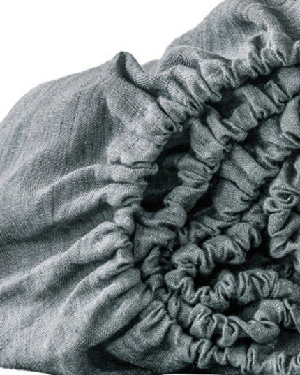 Light Pink Linen Twin Fitted Sheet