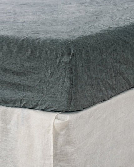 Ivory Linen Queen Fitted sheet