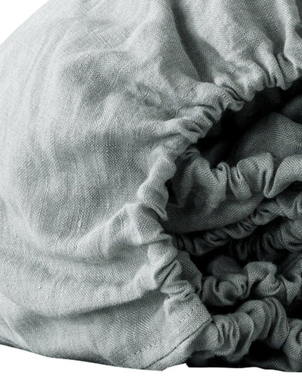 Light Pink Linen Twin Fitted Sheet