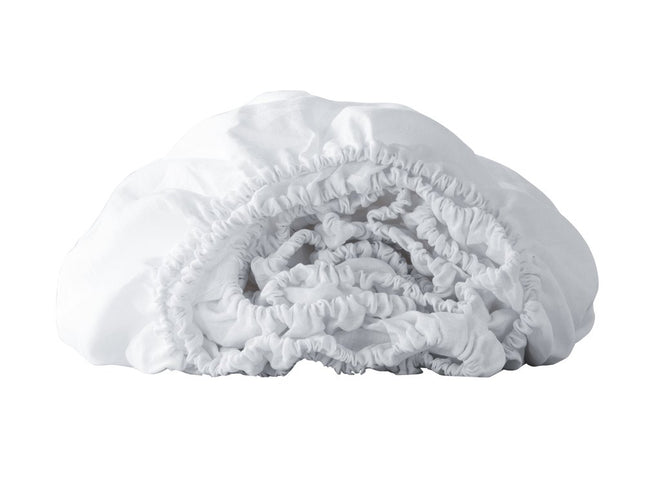 Light Pink Linen Twin Fitted Sheet