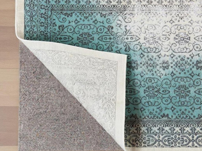 2' x 4' Gray Non Slip Rug Pad