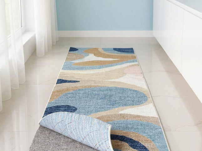 2' X 12' Gray Non Slip Rug Pad