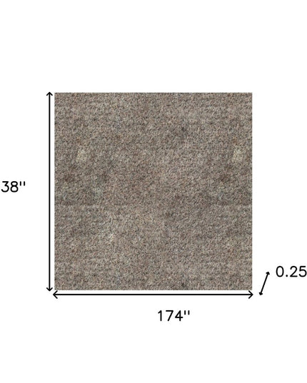 12' x 15' Gray Non Slip Rug Pad