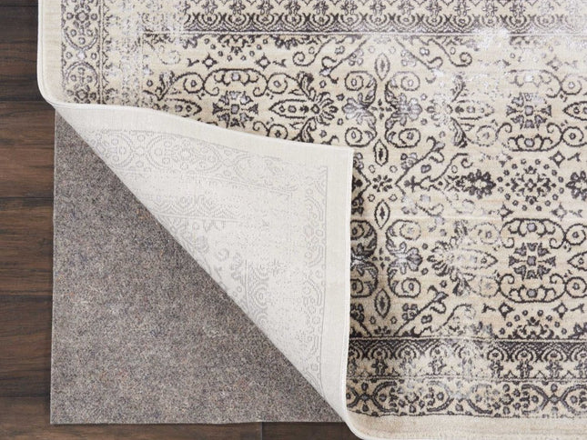 2' x 3' Gray Non Slip Rug Pad