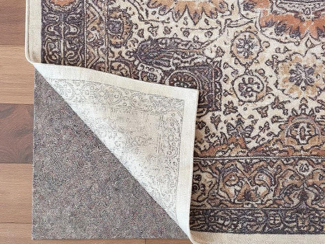 9' X 13' Gray Non Slip Rug Pad