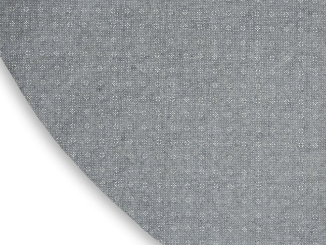 8' Round Gray Non Slip Rug Pad