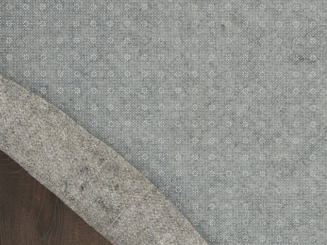 8' Round Gray Non Slip Rug Pad