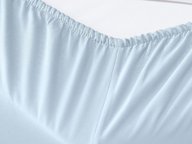 Six Piece Powder Blue Tencel Lyocell King Sheet Set