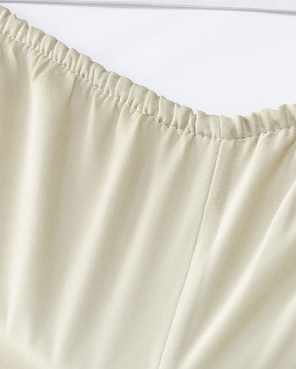 Six Piece Ivory Tencel Lyocell Queen Sheet Set