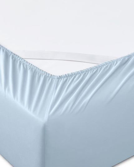 Six Piece Powder Blue Tencel Lyocell Queen Sheet Set