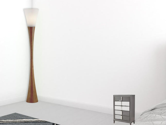 38" Gray Solid Wood Five Drawer Chest