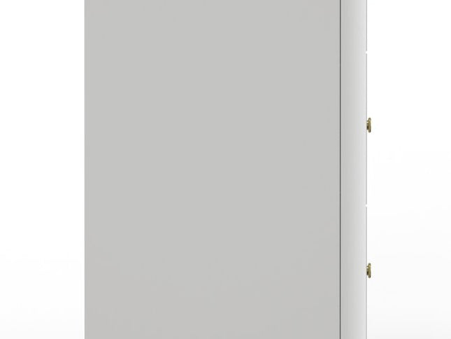 61" White Solid Wood Six Drawer Double Dresser