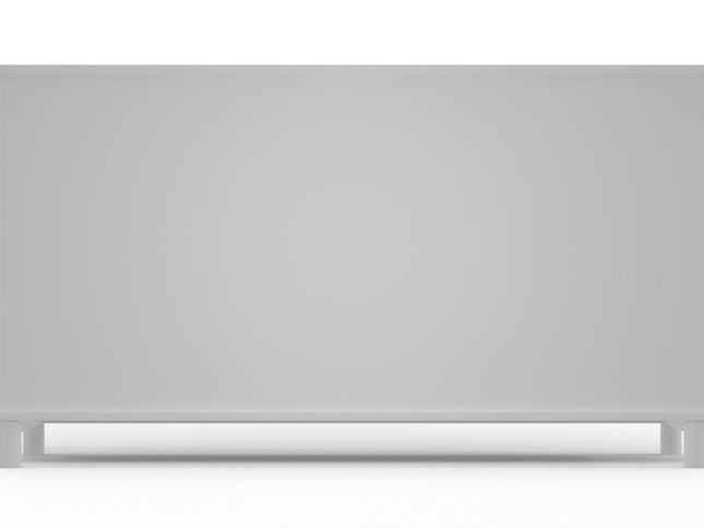 61" White Solid Wood Six Drawer Double Dresser