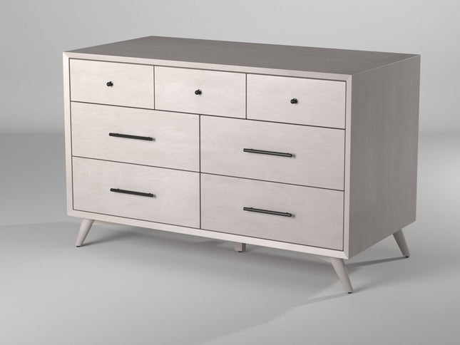 38" Gray Solid Wood Four Drawer Chest