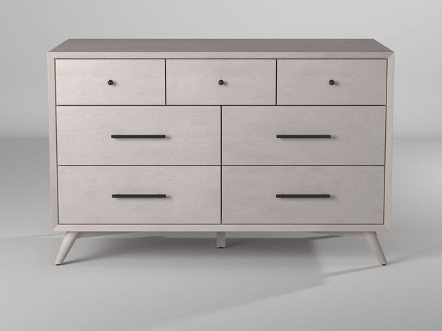 38" Gray Solid Wood Four Drawer Chest