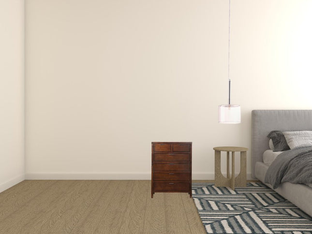 36" Brown Solid Wood Six Drawer Chest