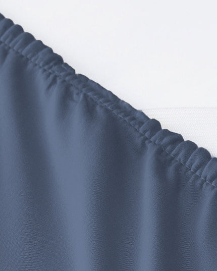 Six Piece Blue Tencel Lyocell Queen Sheet Set