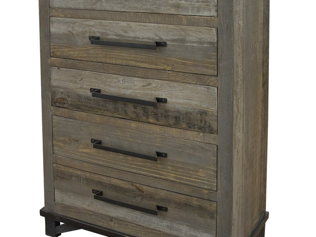 62" Brown Solid Wood Six Drawer Double Dresser