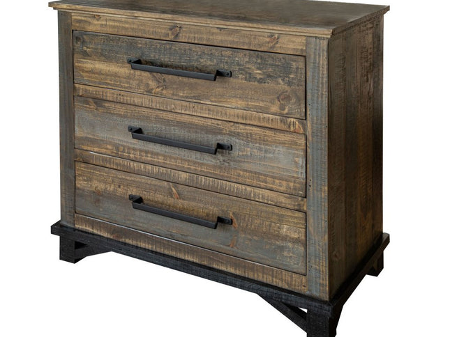 62" Brown Solid Wood Six Drawer Double Dresser