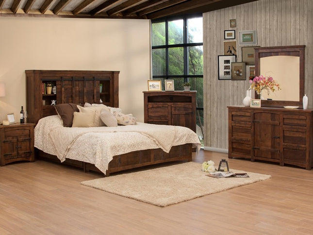 43" Brown Solid Wood Three Drawer Gentlemans Chest