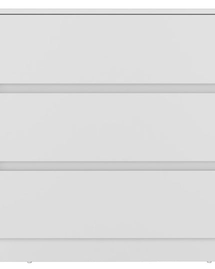 33" Black Three Drawer Dresser