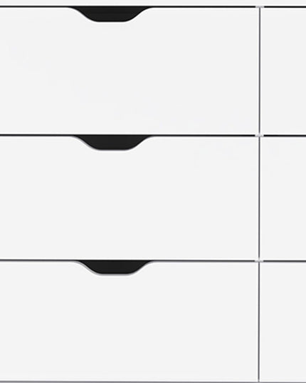 42" White Four Drawer Dresser