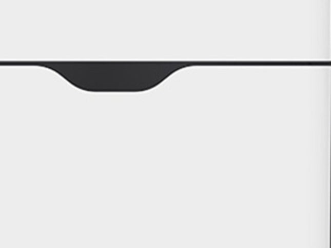 18" White Five Drawer Standard Chest