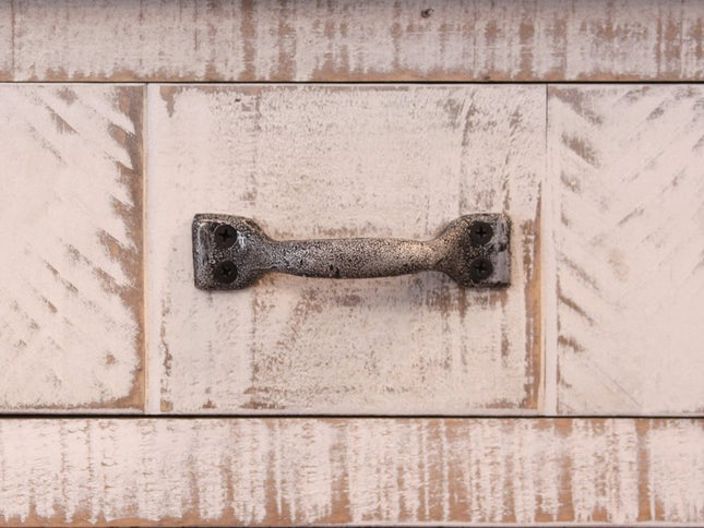 27" White One Drawer Nightstand