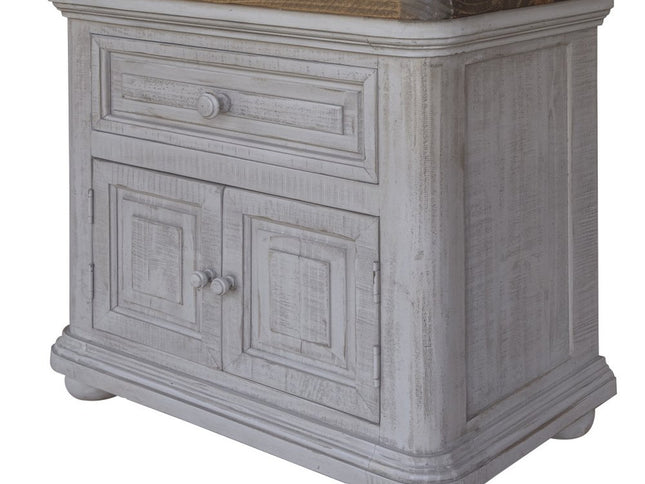 27" Gray One Drawer Nightstand