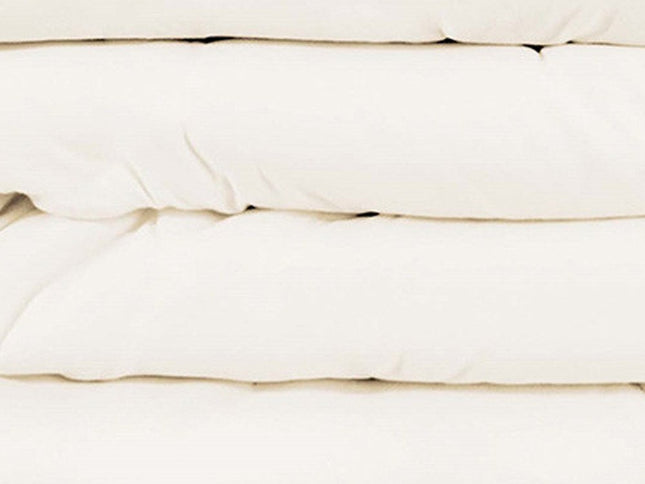 Ivory Queen Cotton Blend 1000 Thread Count Washable Duvet Cover Set