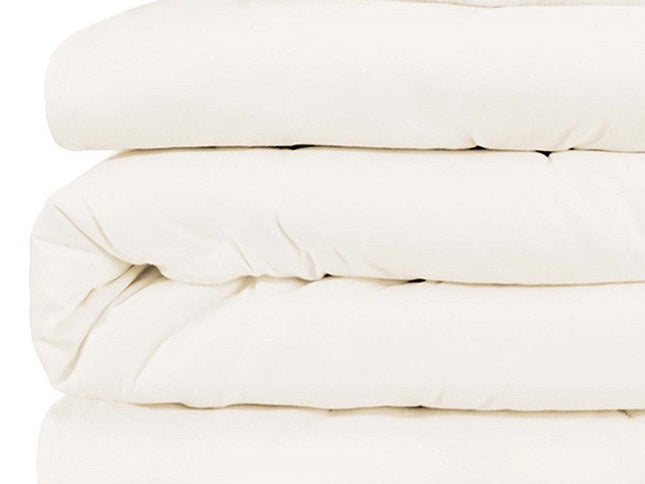 Ivory Queen Cotton Blend 1000 Thread Count Washable Duvet Cover Set