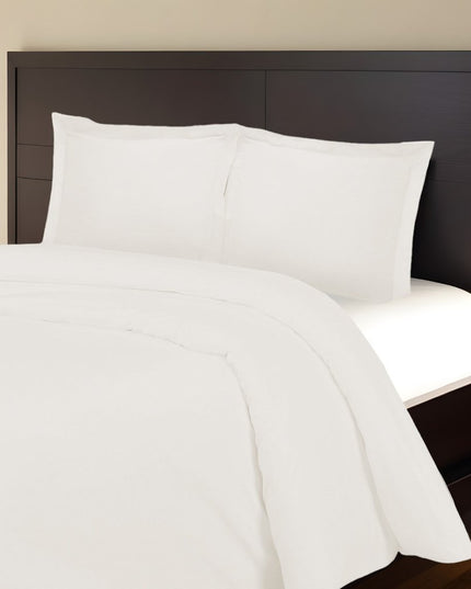 Ivory Queen Cotton Blend 1000 Thread Count Washable Duvet Cover Set