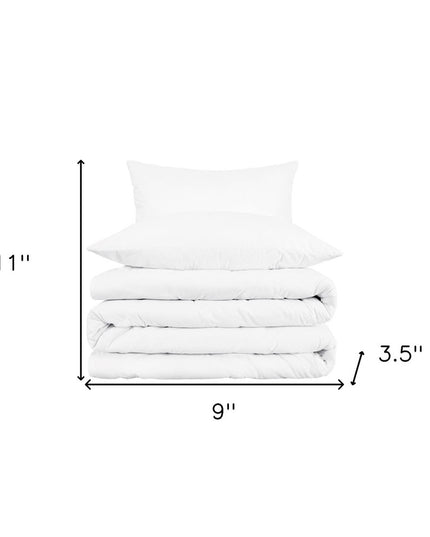 White Queen Cotton Blend 1000 Thread Count Washable Duvet Cover Set