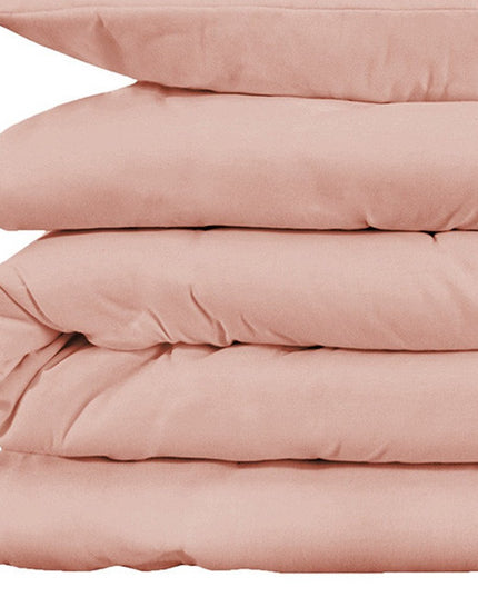 Blush King Cotton Blend 1000 Thread Count Washable Duvet Cover Set