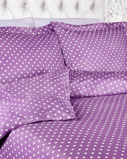 Lilac King Cotton Blend 600 Thread Count Washable Duvet Cover Set