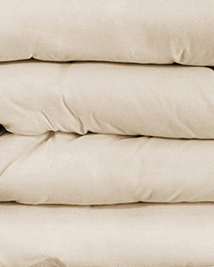 Ivory Queen Cotton Blend 1200 Thread Count Washable Duvet Cover Set