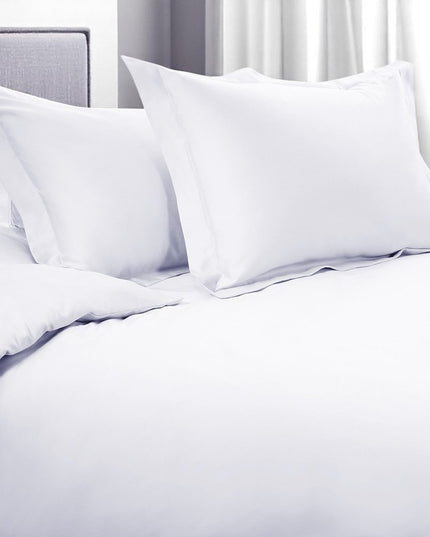 White Queen Cotton Blend 1200 Thread Count Washable Duvet Cover Set