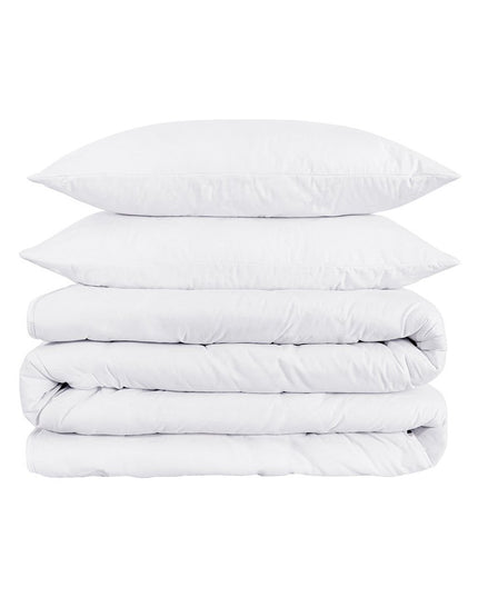 White King Cotton Blend 1200 Thread Count Washable Duvet Cover Set