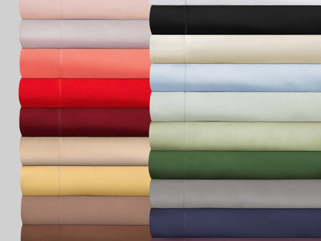 Taupe Twin Cotton Blend 300 Thread Count Washable Duvet Cover Set