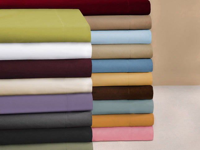 White Twin Cotton Blend 650 Thread Count Washable Duvet Cover Set