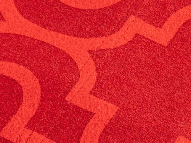 Burgundy King Cotton Blend Thread Count Washable Duvet Cover Set