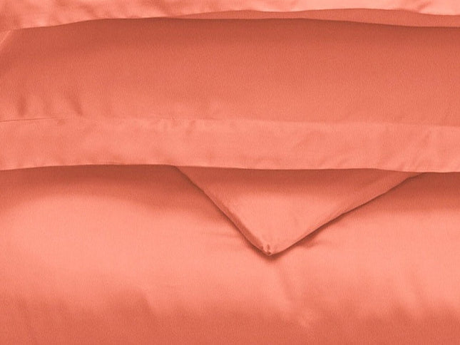 Coral King Cotton Blend 300 Thread Count Washable Duvet Cover Set